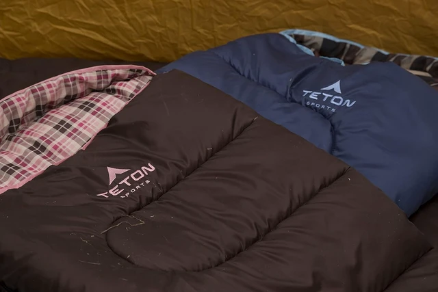 Alt view image 6 of 6 - Teton Junior Sleeping Bag 20 & 0 Degree, Warm & Comfortable for Boys, Girls & All Kids in All Camping Weather, Built to Last