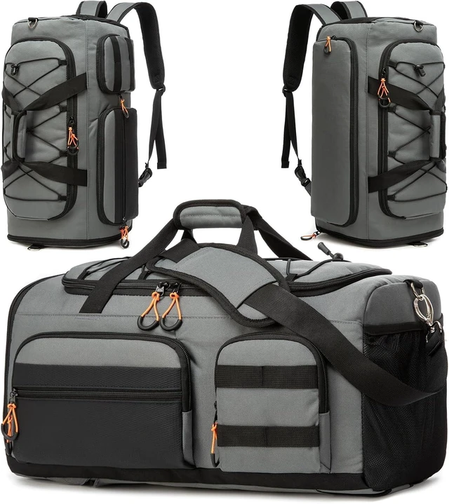 Main image of 45L 3-in-1 Gym Duffle Bag Backpack for Men Travel