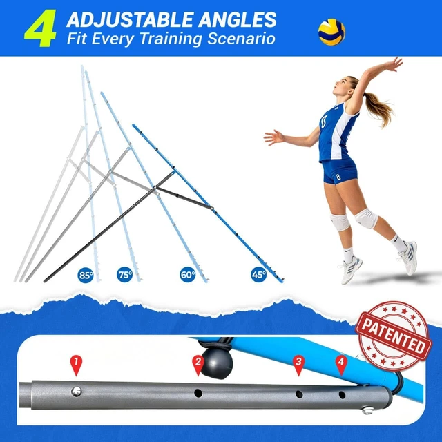 Alt view image 4 of 7 - Volleyball Rebounder Net Baseball, Soccer & Softball Pitchback Bounce Back