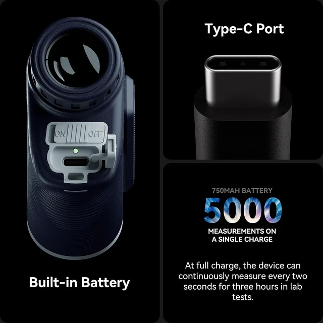 Alt view image 7 of 7 - Magnetic Golf Rangefinder with Slope Switch 2500 Yards