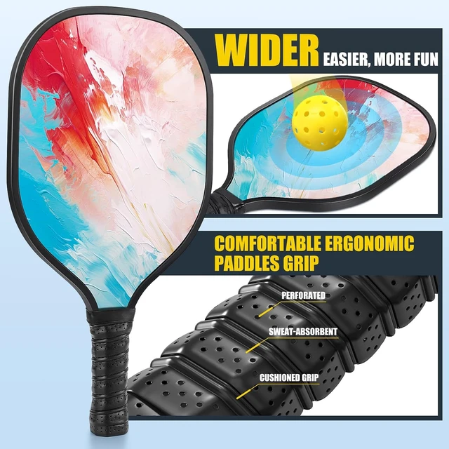 Alt view image 5 of 7 - Pickleball Net Set with 4 Paddles & Pickleballs 6FT/11FT/22FT