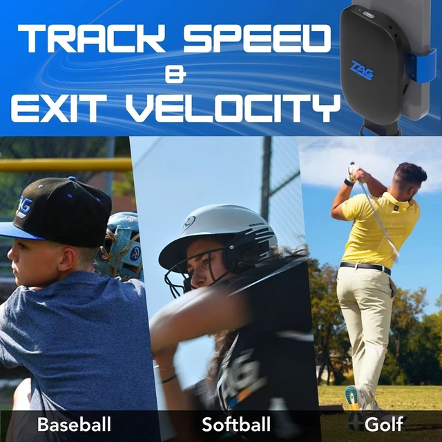 Alt view image 2 of 7 - TAG ONE Portable Baseball Radar Speed Gun Sports Radar for Pitch & Hit
