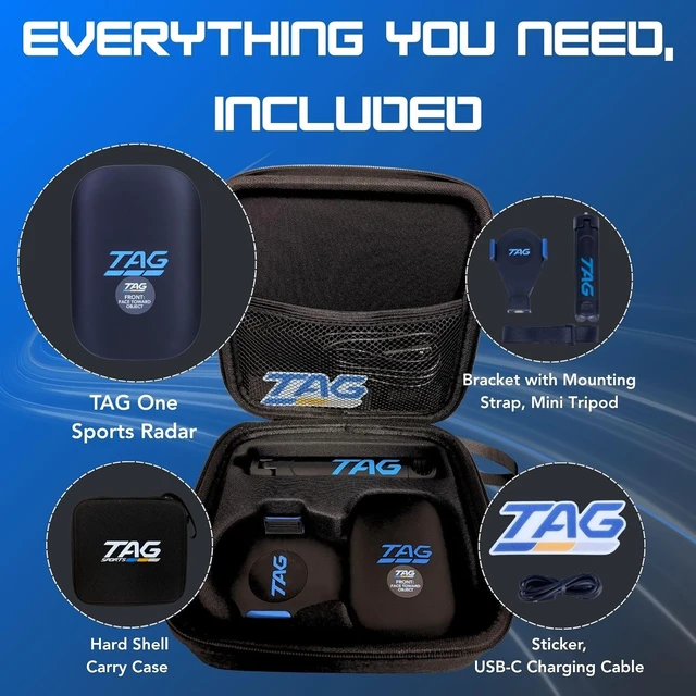 Alt view image 7 of 7 - TAG ONE Portable Baseball Radar Speed Gun Sports Radar for Pitch & Hit