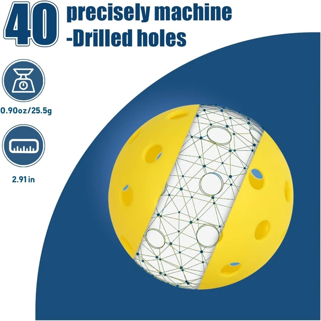 Alt view image 2 of 7 - Pickleball Balls 20 Pack