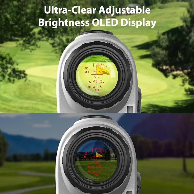 Alt view image 2 of 6 - Magnetic Golf Rangefinder with Slope Switch Red OLED