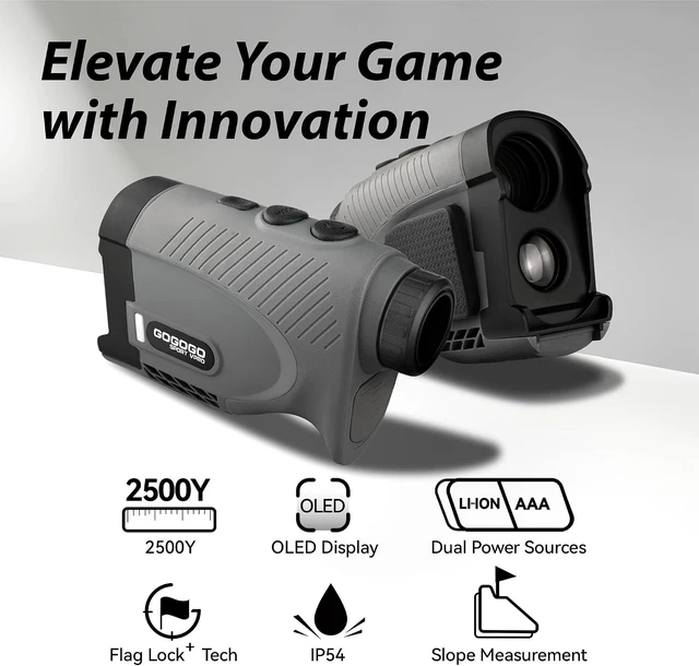 Alt view image 4 of 6 - Magnetic Golf Rangefinder with Slope Switch Red OLED