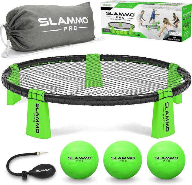 Main image of Slammo PRO Game Set Premium Roundnet Game for Lawn, Beach & Tailgating, Kids, Teens & Adults