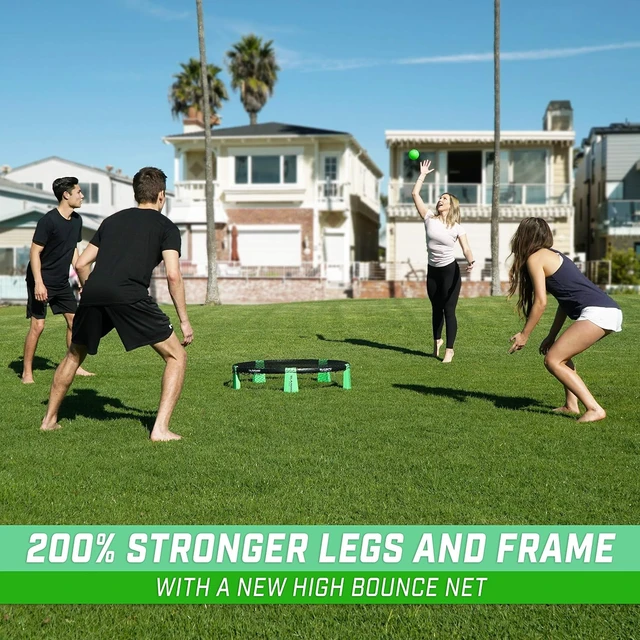 Alt view image 3 of 5 - Slammo PRO Game Set Premium Roundnet Game for Lawn, Beach & Tailgating, Kids, Teens & Adults