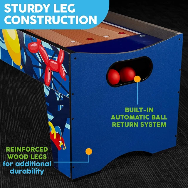 Alt view image 4 of 7 - 87" Roll & Score Arcade Game Durable Electronic Scoring with Sound Effects & Game Balls for Family Game Rooms