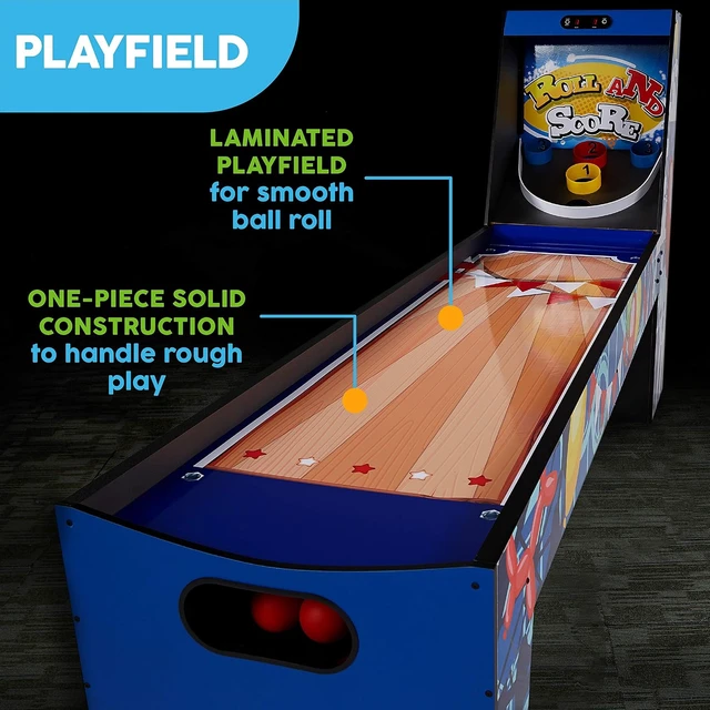 Alt view image 3 of 7 - 87" Roll & Score Arcade Game Durable Electronic Scoring with Sound Effects & Game Balls for Family Game Rooms