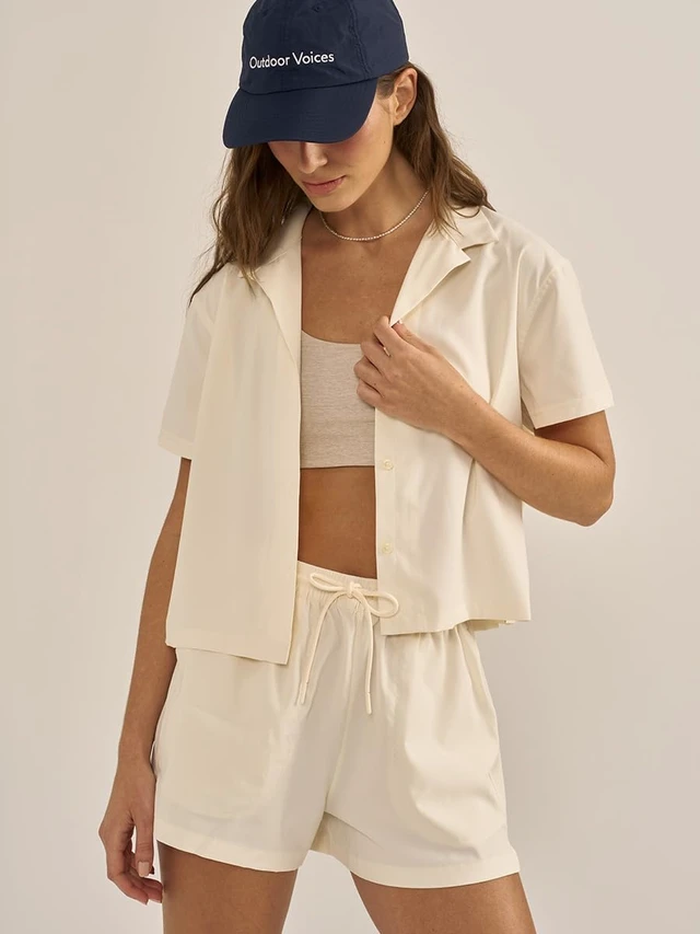 Alt view image 4 of 7 - Women's Solarcool 3" Beach Short Lightweight Pull-On with Drawstring Waist