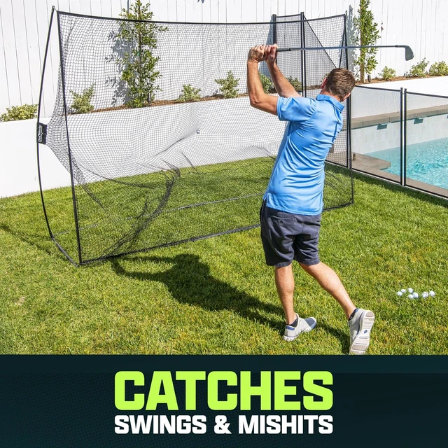 Alt view image 4 of 7 - Golf Practice Hitting Net Choose 10 x 7 ft or 7 x 7 ft Personal Driving Range for Indoor/Outdoor Use, Designed by Golfers for Golfers