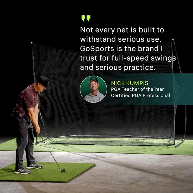 Alt view image 5 of 7 - Golf Practice Hitting Net Choose 10 x 7 ft or 7 x 7 ft Personal Driving Range for Indoor/Outdoor Use, Designed by Golfers for Golfers