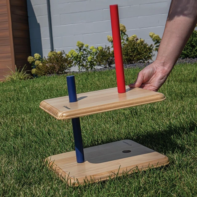 Alt view image 6 of 6 - Premium Quoit Set with 2 Targets & 6 Sisal Rope Rings