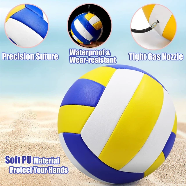 Alt view image 3 of 7 - 6 Pack Official Size 5 Volleyballs