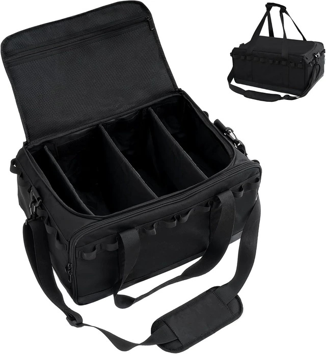 Main image of 35L Multi-Functional Duffle Bag with 3 Adjustable Dividers, Waterproof Shoe & Picnic Camping Organizer for Travel, Sports & Gym