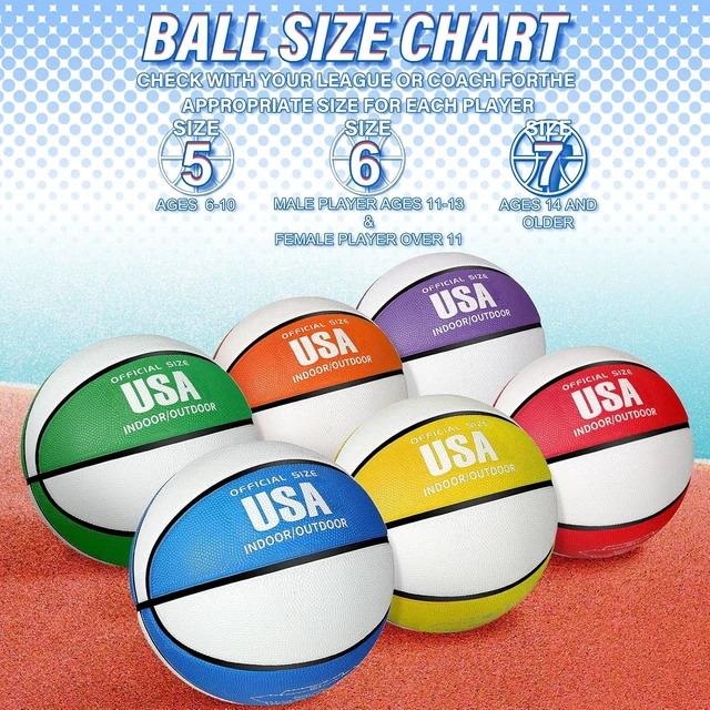 Alt view image 3 of 7 - 12 Pcs Rubber Basketball Bulk with Pump for Indoor & Outdoor