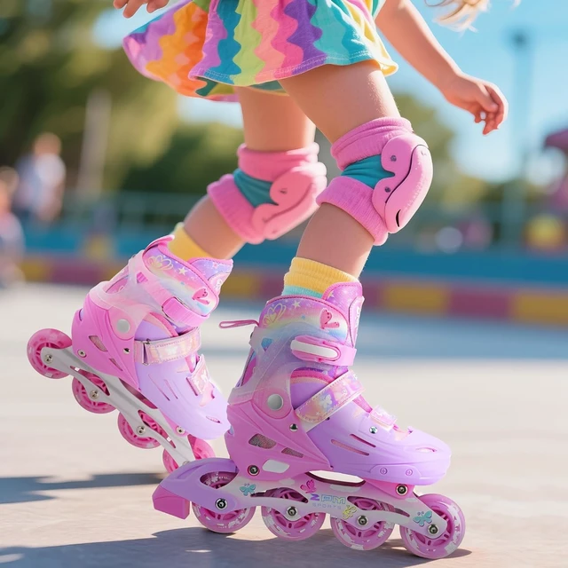 Alt view image 7 of 7 - Adjustable Inline Skates for Kids, Girls, Boys, Youth & Adults