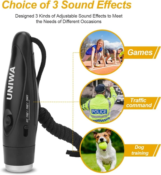Alt view image 4 of 6 - 4 Pack Handheld Electronic Whistle for Outdoor Sports