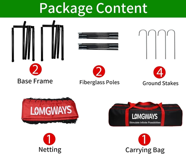 Alt view image 3 of 6 - 7x7FT Portable Baseball & Softball Practice Net with Steel Frame & Bag
