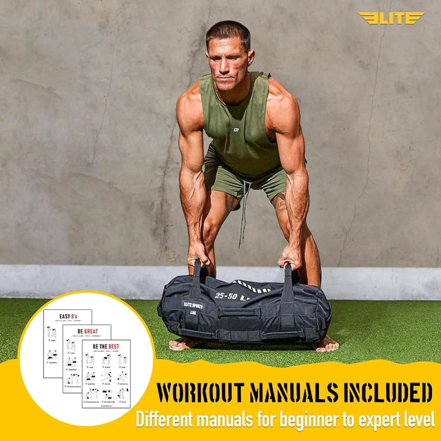 Alt view image 3 of 6 - Workout Sandbag with Strategic Handle Placement for Versatile Core Muscle Fitness & Strength Training (Unfilled)