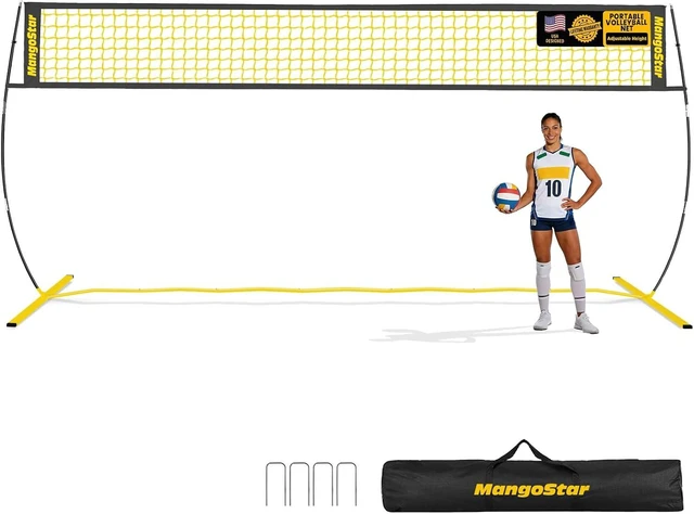 Main image of 12ft/20ft Portable Volleyball Net for Backyard