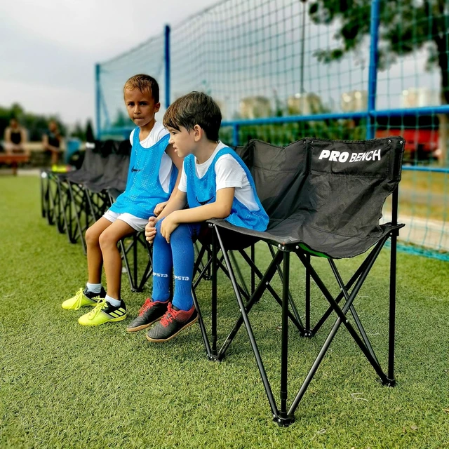 Alt view image 2 of 7 - Pro Folding 6-Seater Soccer Sideline Team Bench