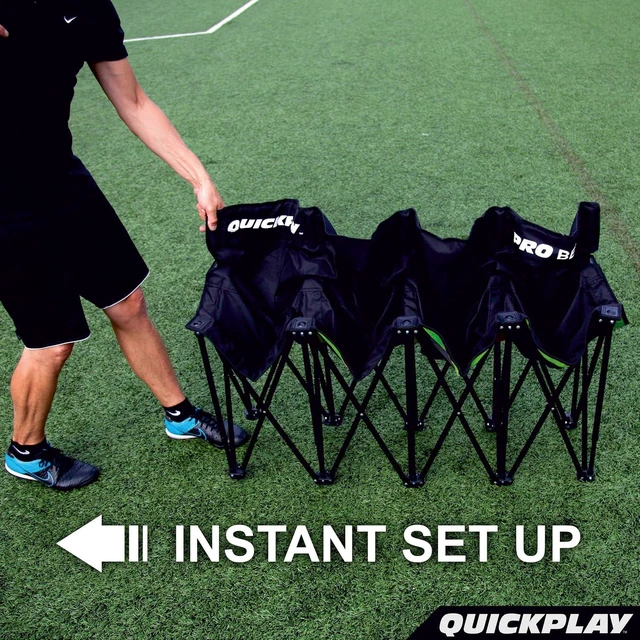 Alt view image 6 of 7 - Pro Folding 6-Seater Soccer Sideline Team Bench