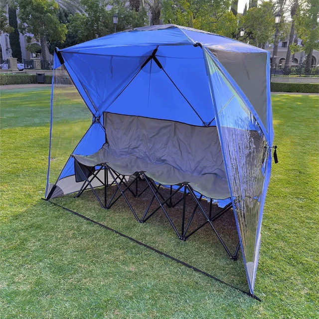 Alt view image 7 of 7 - CoverU Large Pop-Up Sports Tent Pod for 3-4 People Rain or Sun Protection Climate Canopy Shelter for Soccer, Football, Softball & Other Events and Parades, Patented