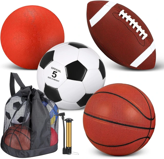 Main image of 5 Pcs School Recess Sports Ball Set