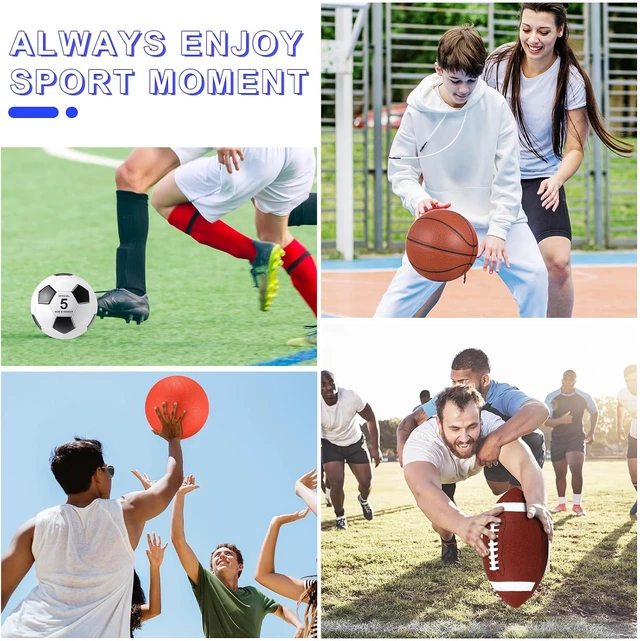 Alt view image 5 of 7 - 5 Pcs School Recess Sports Ball Set