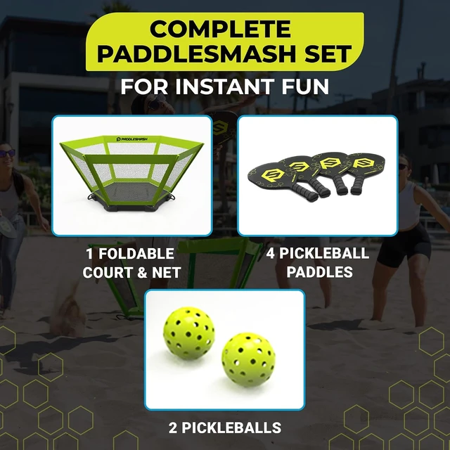 Alt view image 7 of 7 - Pickleball Yard Game for 2-4 Players, As Seen on Shark Tank