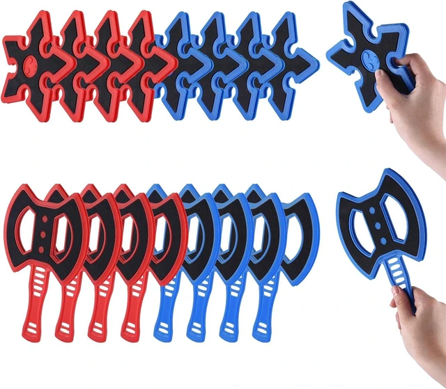 Main image of Throwing Axe Set with Throwing Star for Backyard Axe Throwing Games, Durable & Fun for All Ages
