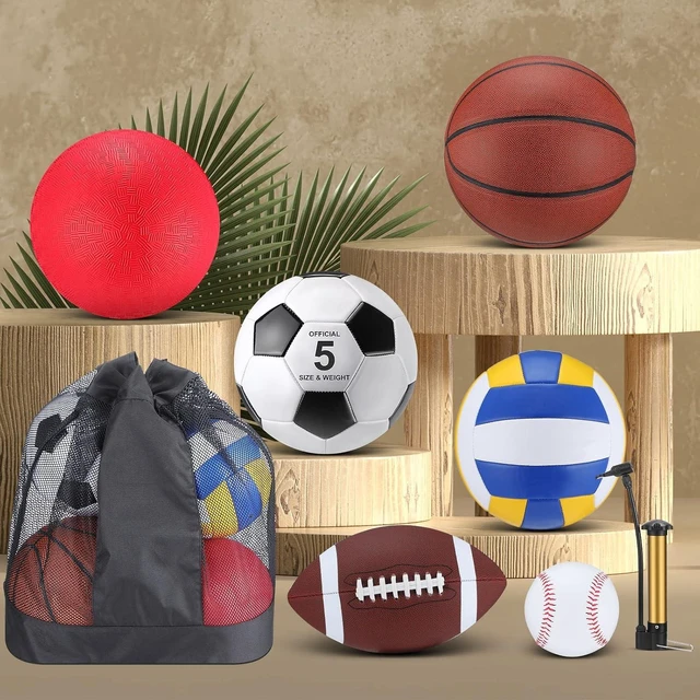 Alt view image 4 of 6 - Bulk Set of 18 Pcs Sport Balls
