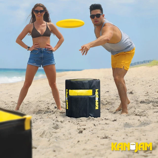 Alt view image 6 of 7 - Portable Travel Outdoor Disc Toss Game with 2 Targets, Disc & Carry Bag