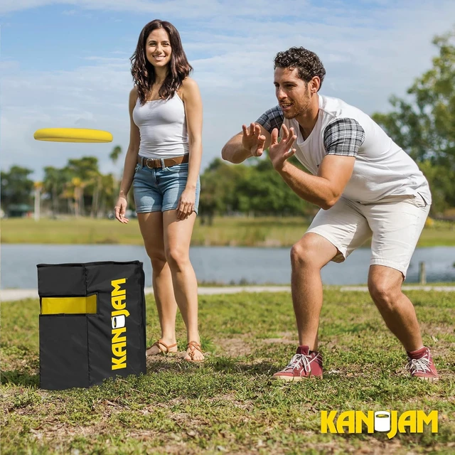 Alt view image 7 of 7 - Portable Travel Outdoor Disc Toss Game with 2 Targets, Disc & Carry Bag