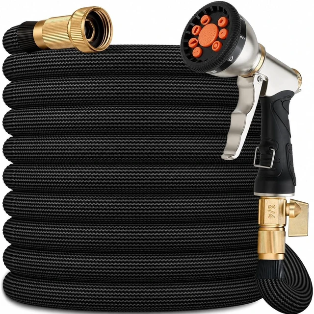 Main image of 50ft Flexible Garden Hose, Ultra Lightweight & Leak-Proof, Sturdy