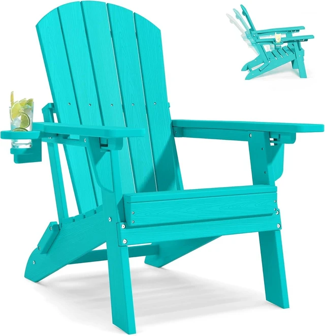 Main image of Adjustable Folding Adirondack Patio Chair, Aruba