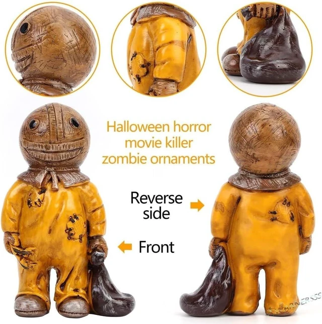 Alt view image 4 of 7 - 10pcs Horror Movie Halloween Gnome Garden Statues Set, Figurines