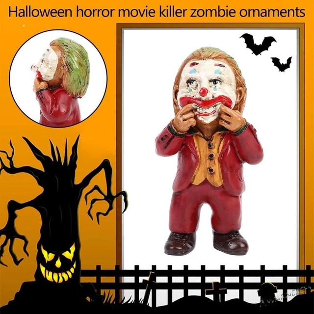 Alt view image 5 of 7 - 10pcs Horror Movie Halloween Gnome Garden Statues Set, Figurines