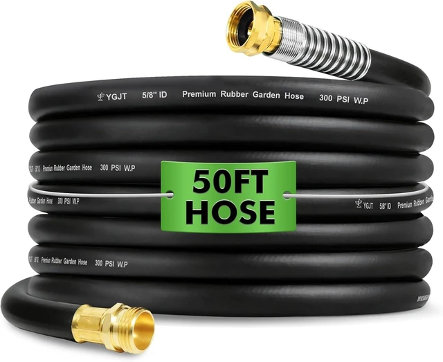 Main image of Heavy Duty Garden Hose, 50FT x 5/8", 300psi Working, 1100psi Burst