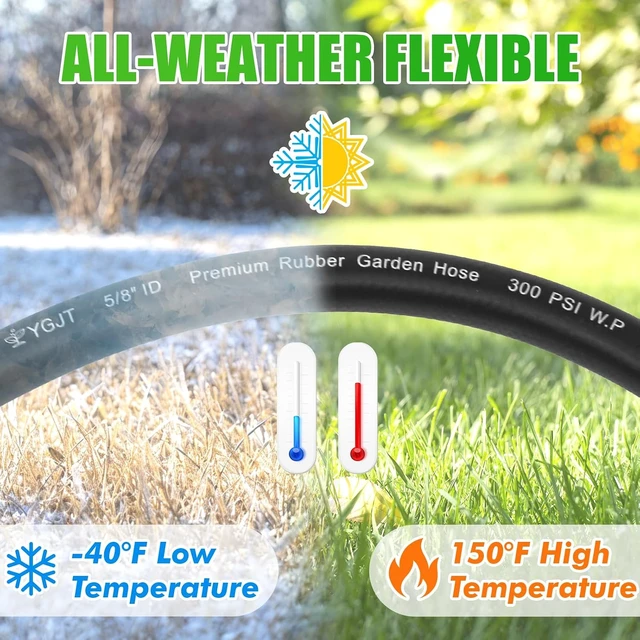 Alt view image 6 of 7 - Heavy Duty Garden Hose, 50FT x 5/8", 300psi Working, 1100psi Burst
