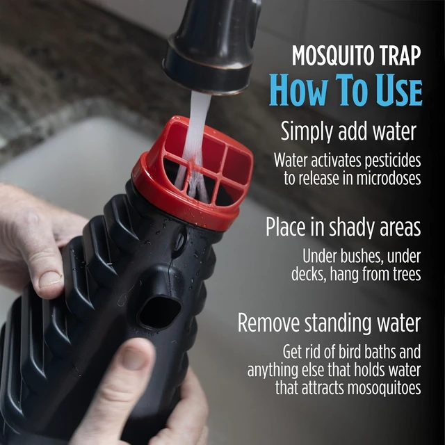 Alt view image 3 of 7 - 2 Pack Outdoor Mosquito Trap & Bug Killer