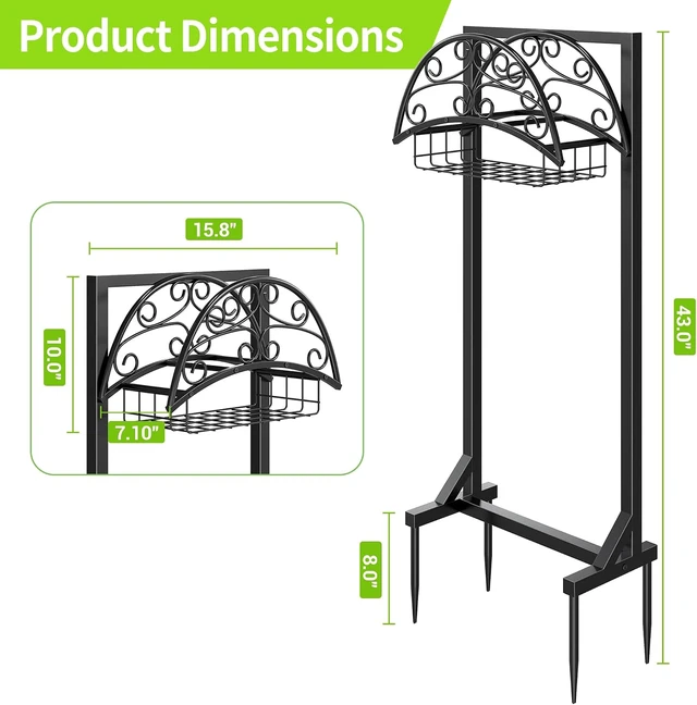 Alt view image 6 of 7 - Rustproof Garden Hose Holder Reel for Outside