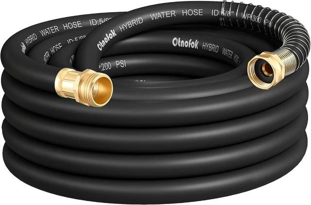 Main image of Heavy Duty 30 ft x 5/8" 5-Layer Hybrid Garden Hose