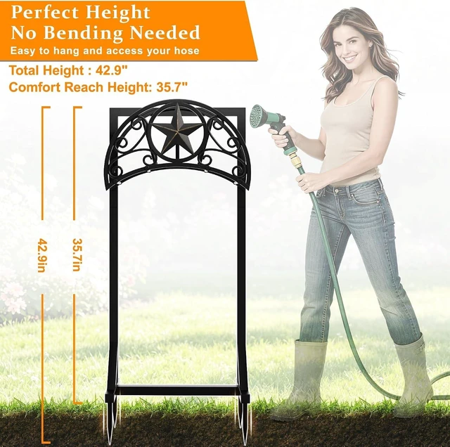 Alt view image 4 of 5 - Detachable Heavy Duty Garden Hose Stand, Outdoor Storage Rack