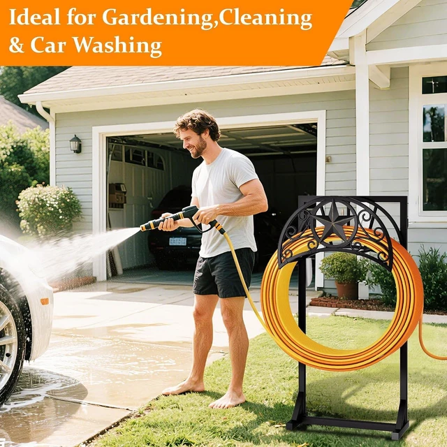 Alt view image 5 of 5 - Detachable Heavy Duty Garden Hose Stand, Outdoor Storage Rack