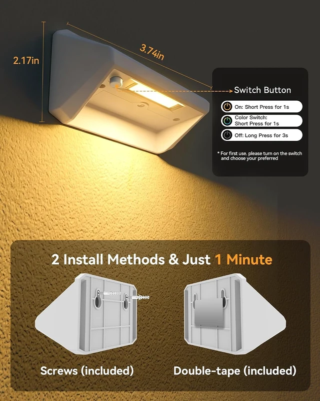 Alt view image 7 of 7 - 12 Pack RGB Solar Fence Lights, Outdoor