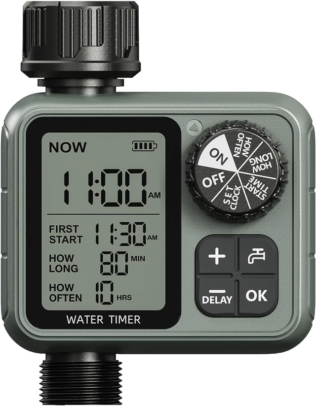 Main image of Automatic Garden Hose Sprinkler Timer with Rain Delay Irrigation Water Timer for Lawn, Yard & Drip Systems