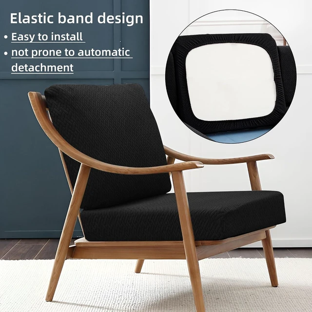 Alt view image 5 of 6 - 8PCS Patio Cushion Covers Furniture Couch Seat Slipcovers